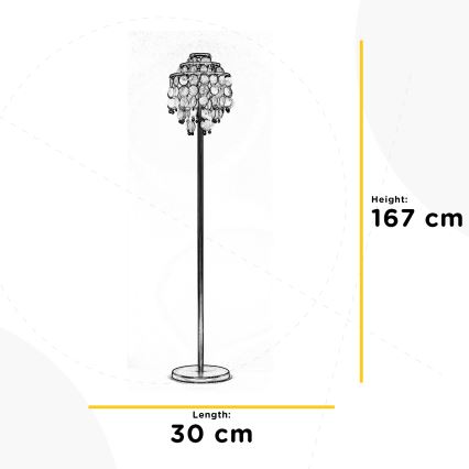 ONLI - Grīdas stāvlampa RUBEN 2xE27/22W/230V