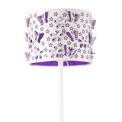 ONLI - Grīdas stāvlampa TITILLA 1xE27/22W/230V violeta/balta