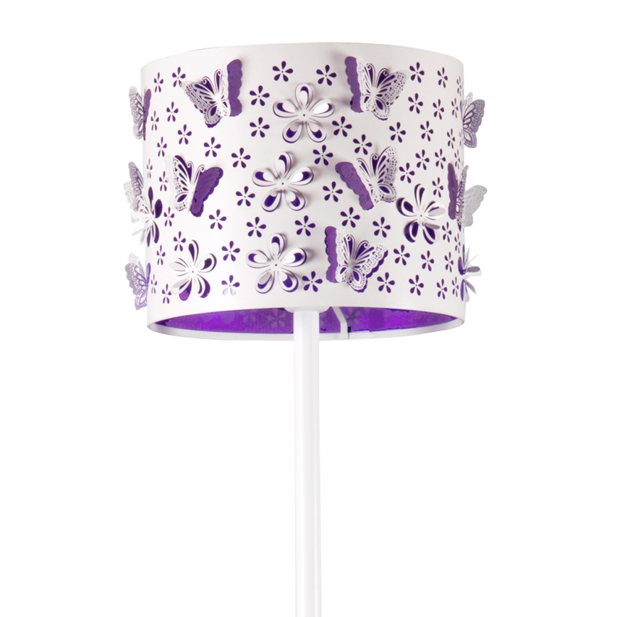 ONLI - Grīdas stāvlampa TITILLA 1xE27/22W/230V violeta/balta