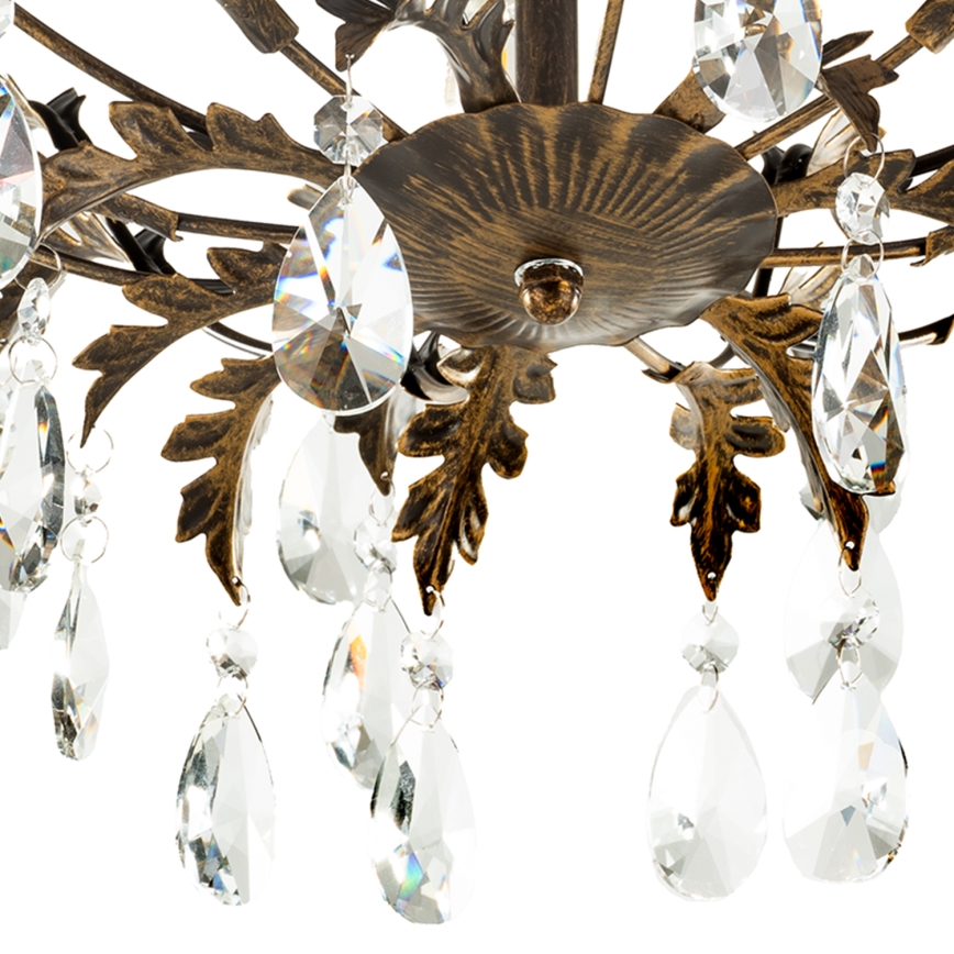 ONLI - Griestu gaismeklis TERESA 3xE14/6W/230V bronzas krāsā