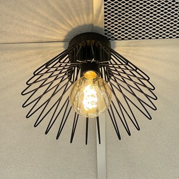 ONLI - Griestu lampa DUCCIO 1xE27/22W/230V d. 30 cm melna