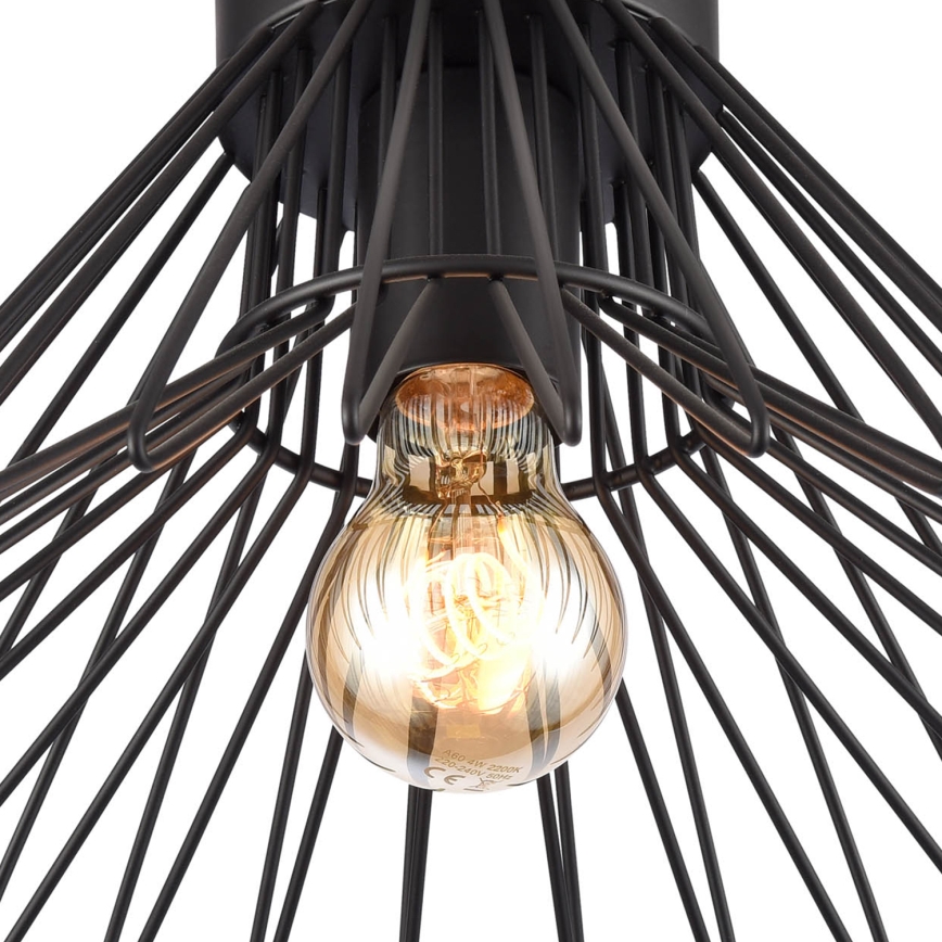 ONLI - Griestu lampa DUCCIO 1xE27/22W/230V d. 30 cm melna