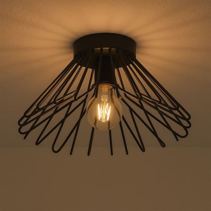 ONLI - Griestu lampa DUCCIO 1xE27/22W/230V d. 30 cm melna