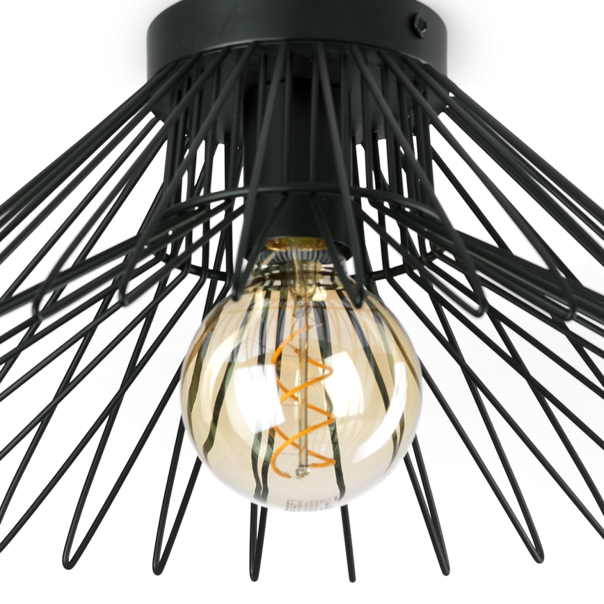 ONLI - Griestu lampa DUCCIO 1xE27/22W/230V d. 40 cm melna