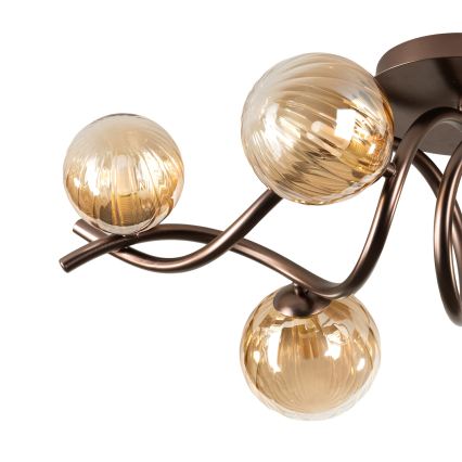 ONLI - Griestu lampa FRIDA 6xG9/6W/230V miedzēta
