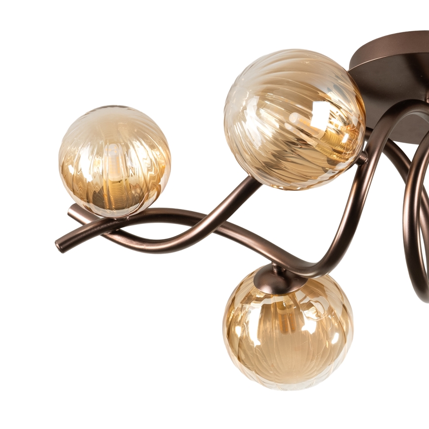 ONLI - Griestu lampa FRIDA 6xG9/6W/230V miedzēta