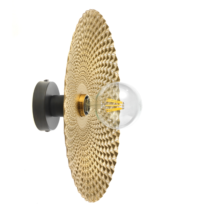ONLI - Griestu lampa GOLDEN 1xE27/22W/230V d. 38 cm zelta/melna