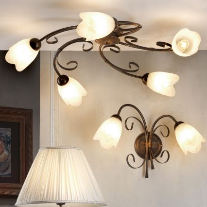ONLI - Griestu lampa ODINO 5xE14/6W/230V