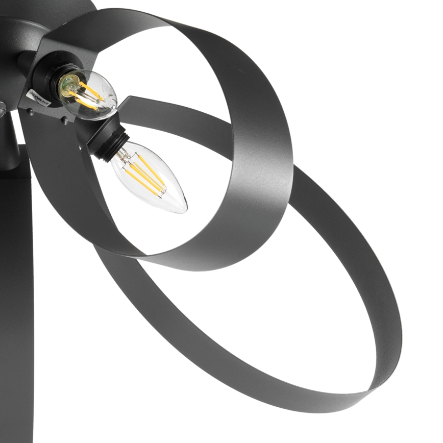 ONLI - Griestu lampa SERENA 5xE14/6W/230V melna