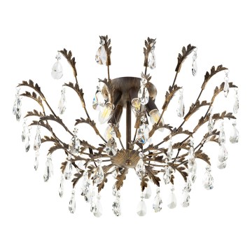 ONLI - Griestu lampa TERESA 5xE14/6W/230V bronzas krāsā