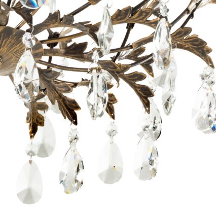 ONLI - Griestu lampa TERESA 5xE14/6W/230V bronzas krāsā