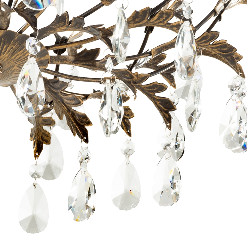 ONLI - Griestu lampa TERESA 5xE14/6W/230V bronzas krāsā