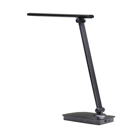 ONLI - LED Aptumšojama galda lampa ar USB portu DESKI LED/7W/230V 4000K melna