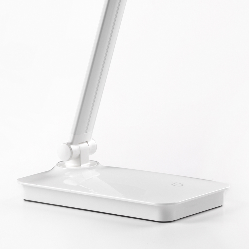 ONLI - LED Aptumšojama skārienvadāma galda lampa ar USB portem DESKI LED/7W/230V 4000K balta