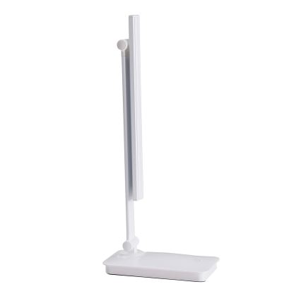 ONLI - LED Aptumšojama skārienvadāma galda lampa ar USB portem DESKI LED/7W/230V 4000K balta