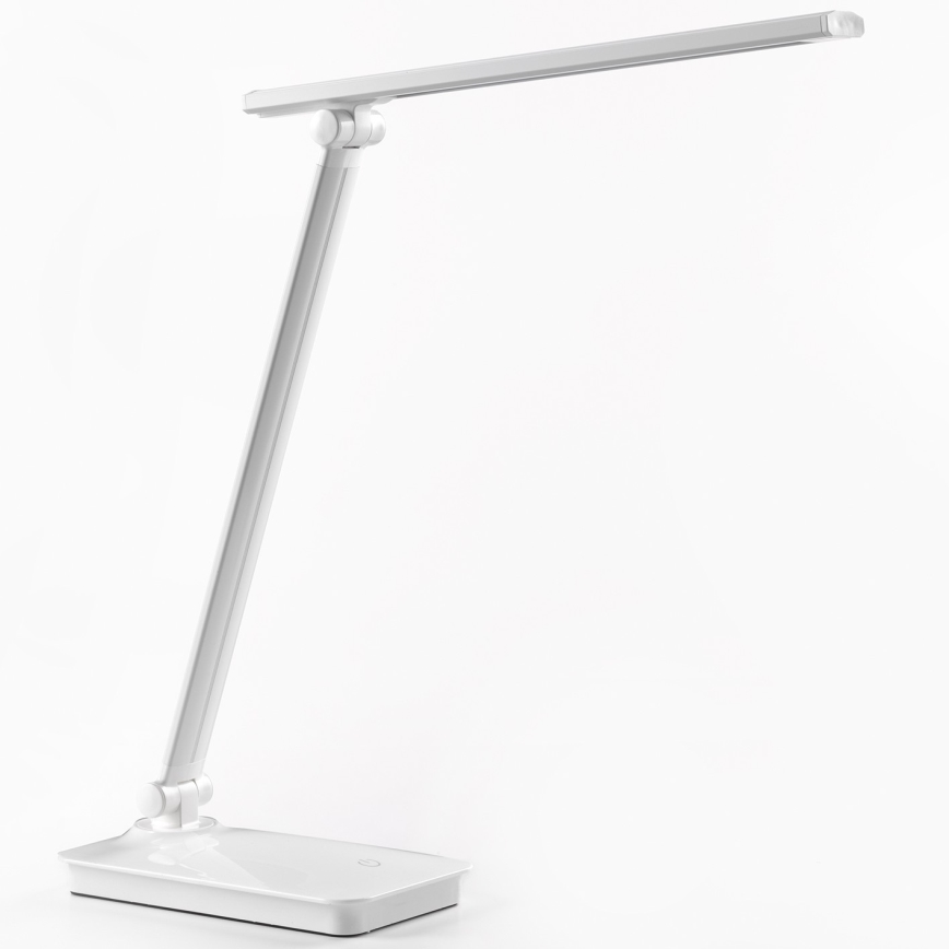ONLI - LED Aptumšojama skārienvadāma galda lampa ar USB portem DESKI LED/7W/230V 4000K balta