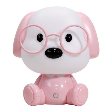 ONLI - LED dimējama bērnu naktslampiņa PUPPIES LED/3W/230V 20 cm suns/rozā