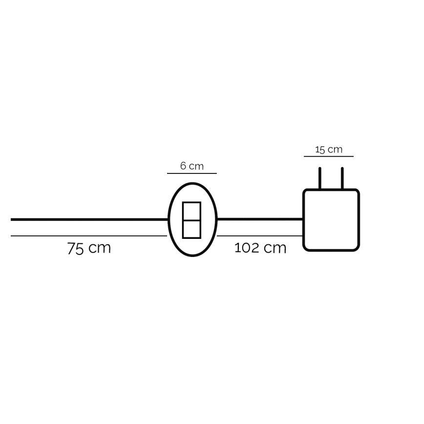 ONLI - LED Galda lampa DAFNE LED/12W/230V 4000K 48 cm melna