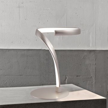 ONLI - LED Galda lampa INFINITY LED/12W/230V 4500K 24 cm matēts hroms