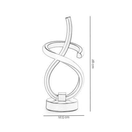 ONLI - LED Galda lampa KIRA LED/10W/230V 4000K 28 cm zelta
