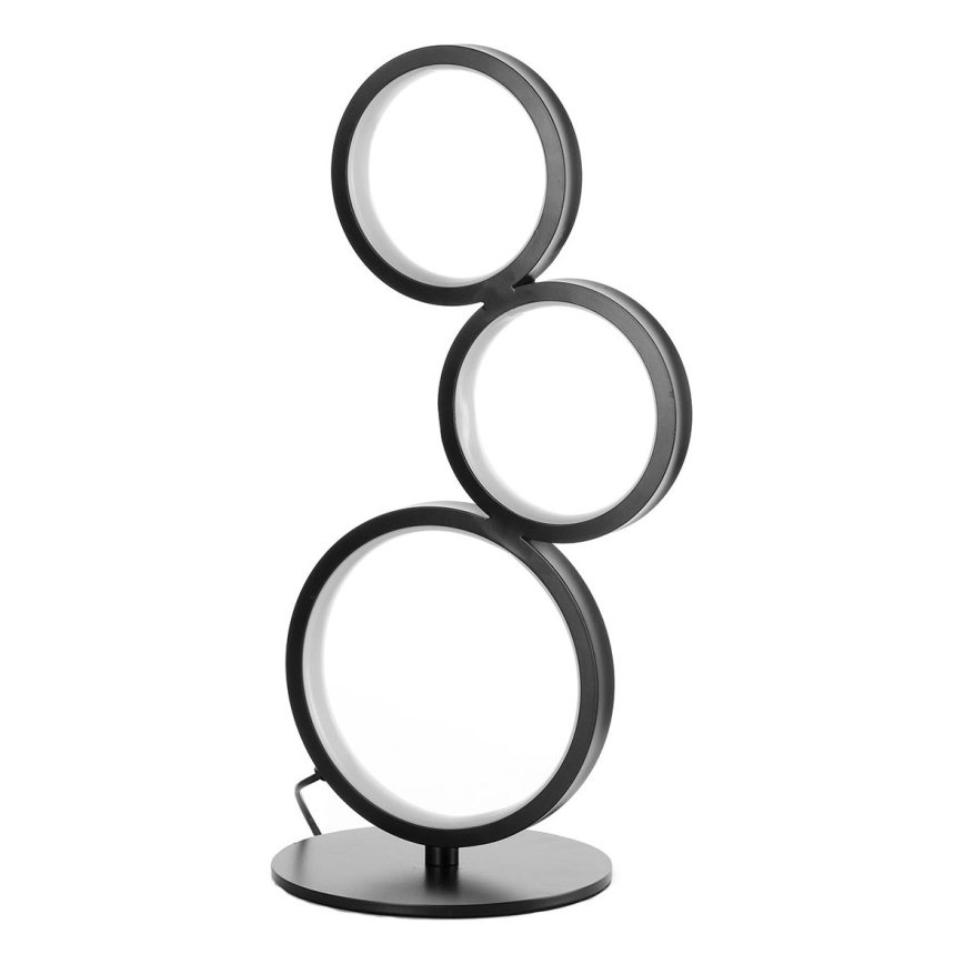 ONLI - LED Galda lampa RINGS LED/17W/230V 4000K 37 cm melna