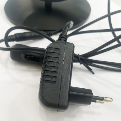 ONLI - LED Galda lampa RINGS LED/17W/230V 4000K 37 cm melna