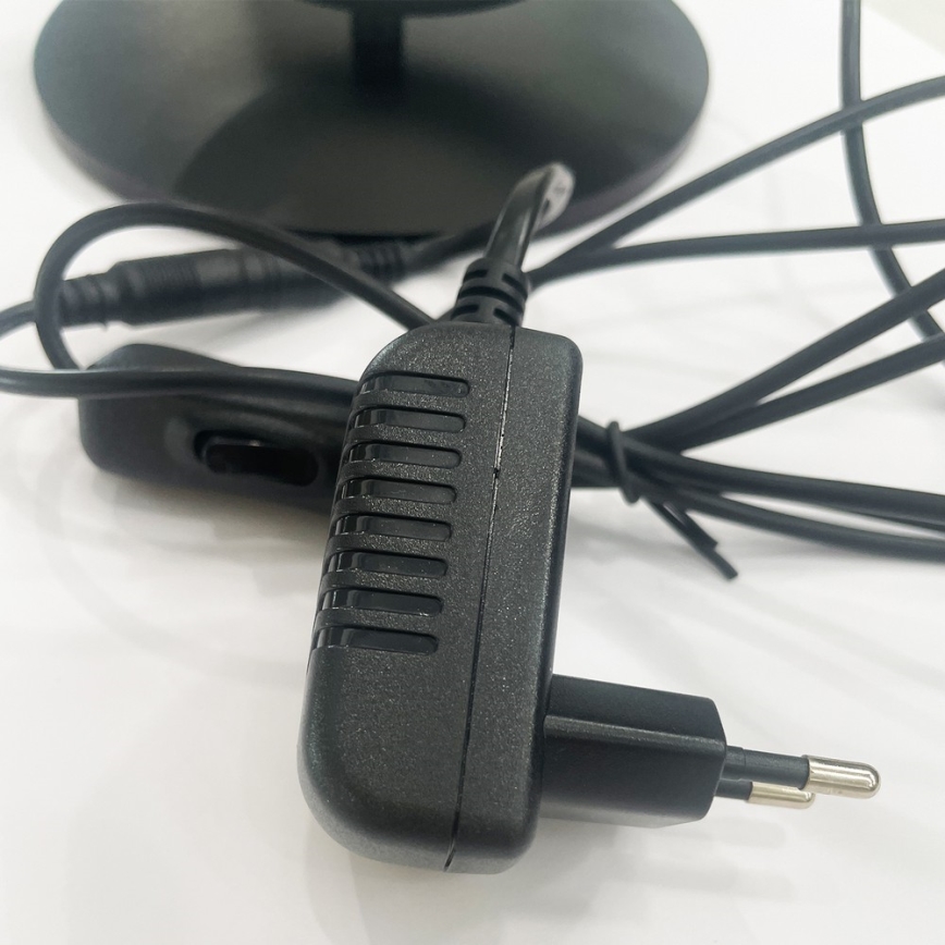 ONLI - LED Galda lampa RINGS LED/17W/230V 4000K 37 cm melna