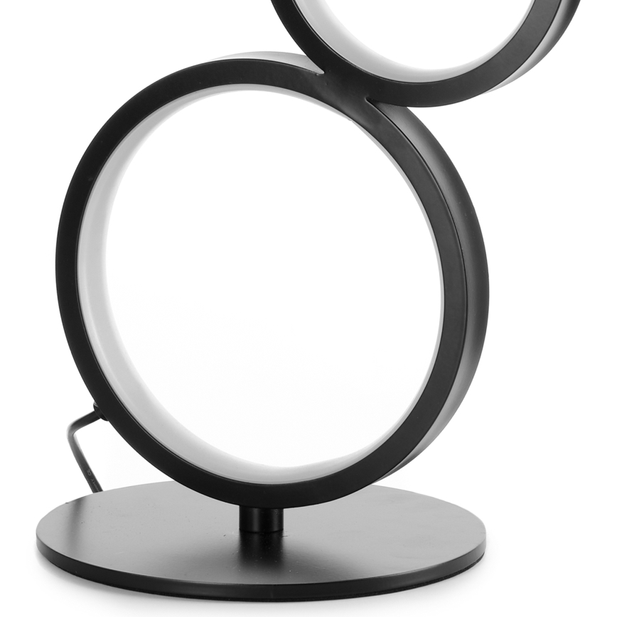 ONLI - LED galda lampa RINGS LED/17W/230V 4000K melna