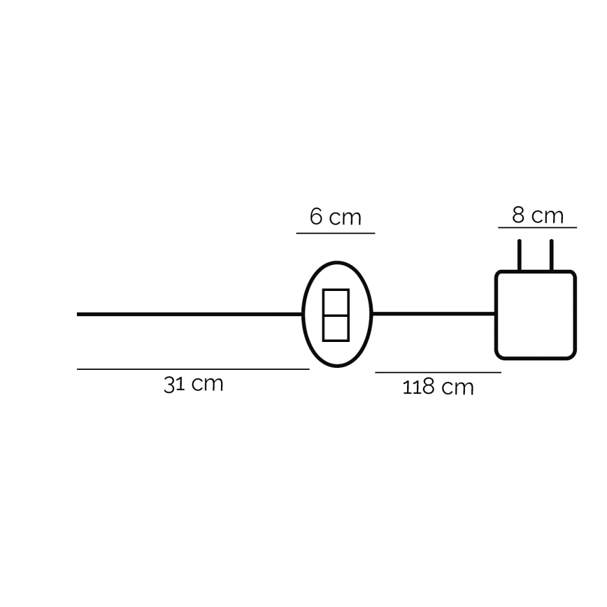 ONLI - LED Galda lampa TWIST LED/16W/230V 4000K melna