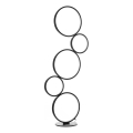 ONLI - LED grīdas lampa RINGS LED/58W/230V 4000K melna