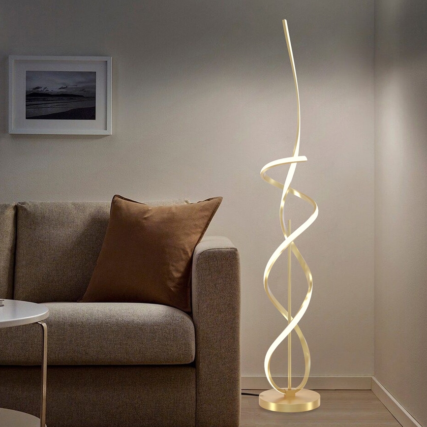 ONLI - LED Grīdas stāvlampa TWIST LED/31W/230V 4000K zelta