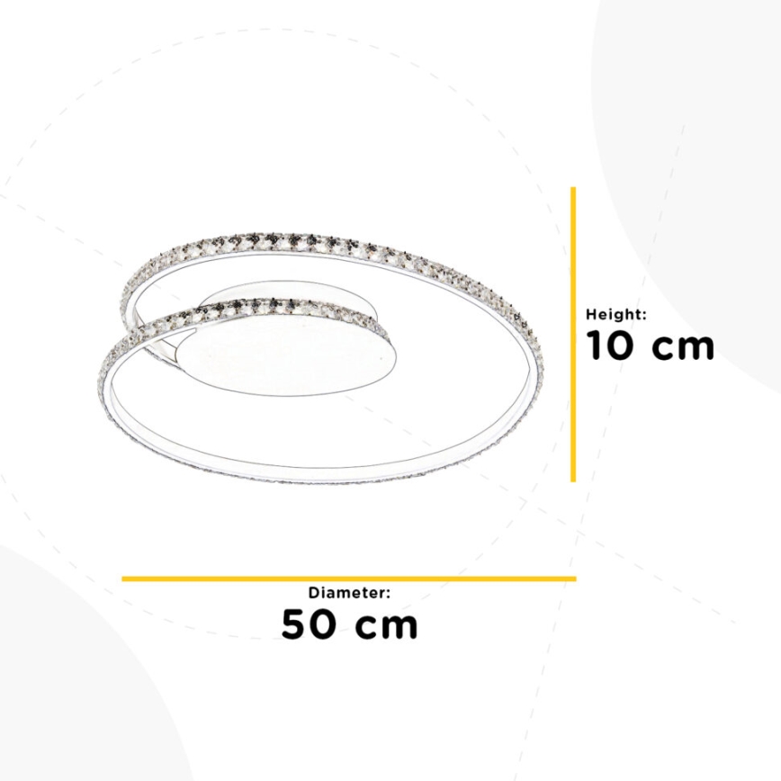 ONLI - LED Griestu lampa EDEN LED/26W/230V 4500K d. 50 cm balta
