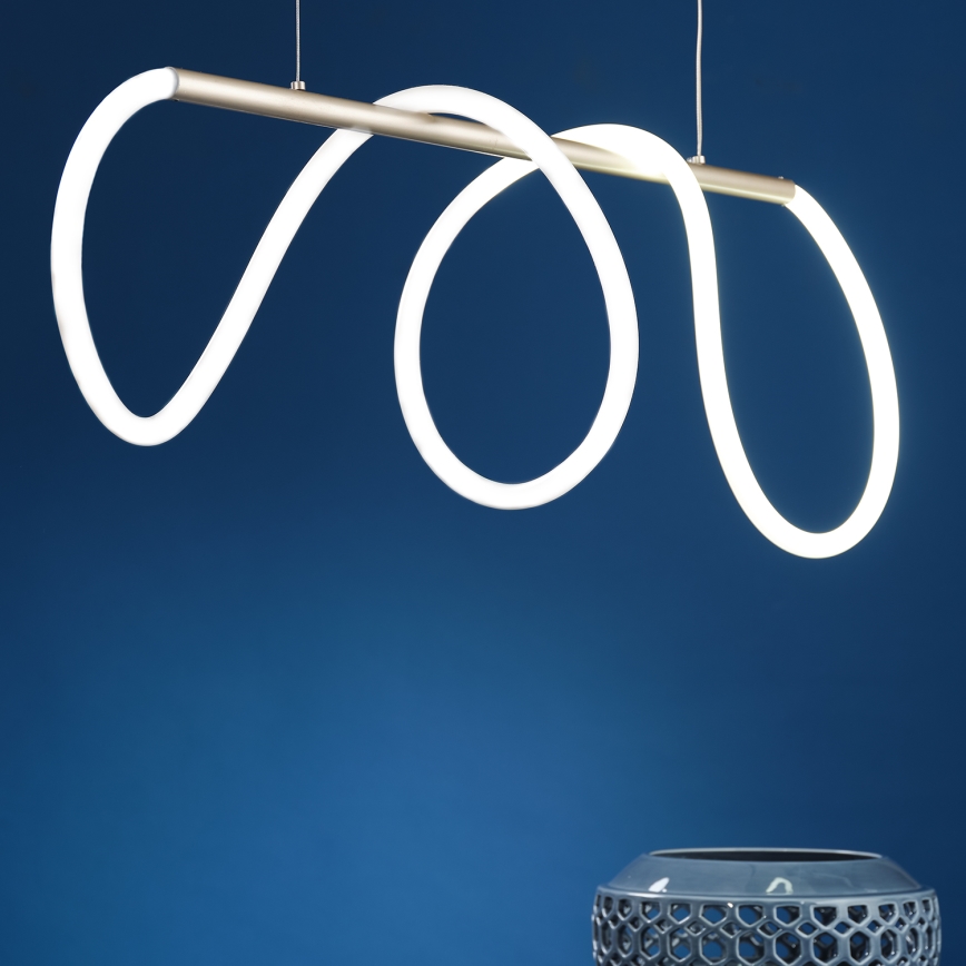 ONLI - LED Lustra ar auklu AMANDA LED/40W/230V 4500K matēts hroms