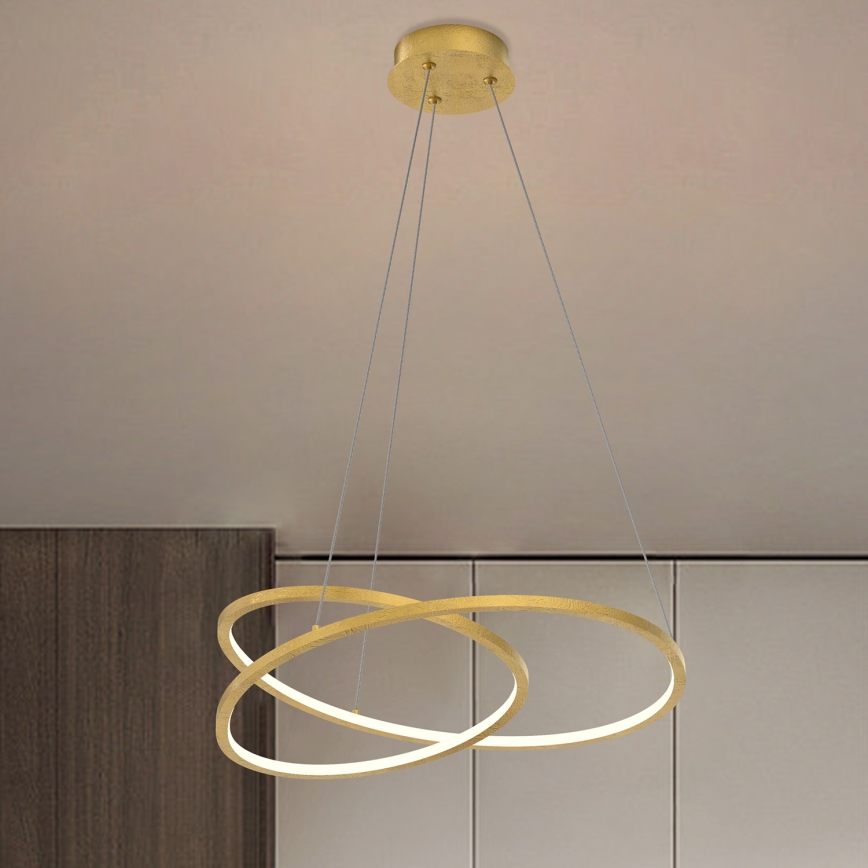 ONLI - LED Lustra ar auklu LIBERTY LED/30W/230V 4000K zelta