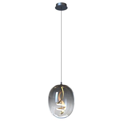 ONLI - LED Lustra ar auklu LILLY LED/12W/230V 4000K melna