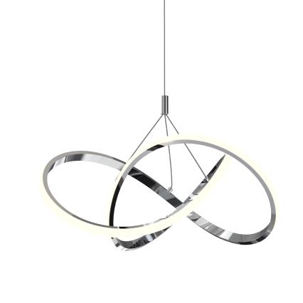 ONLI - LED Lustra ar auklu LOOP LED/40W/230V 4000K spīdīgi hromēts
