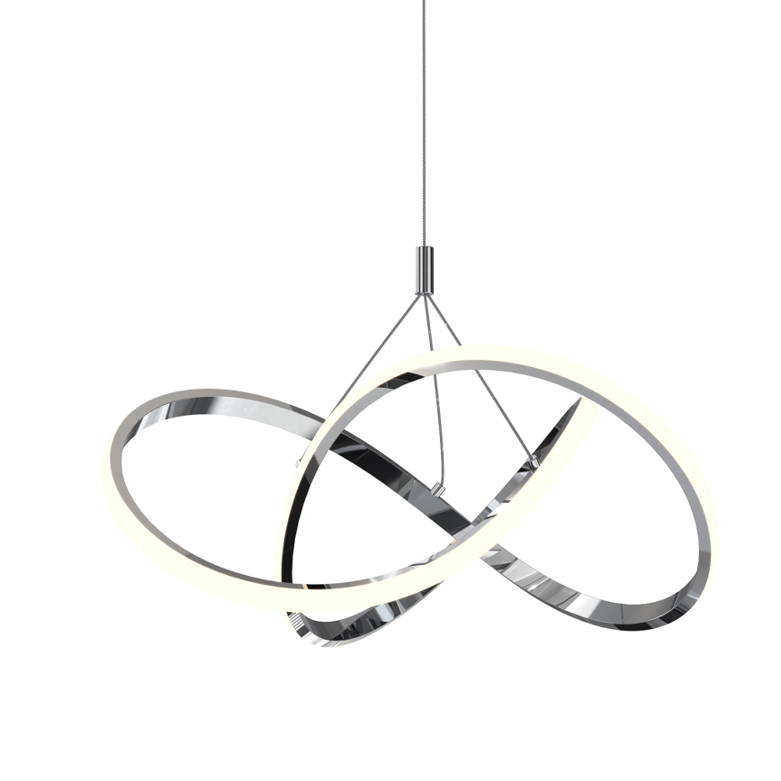 ONLI - LED Lustra ar auklu LOOP LED/40W/230V 4000K spīdīgi hromēts