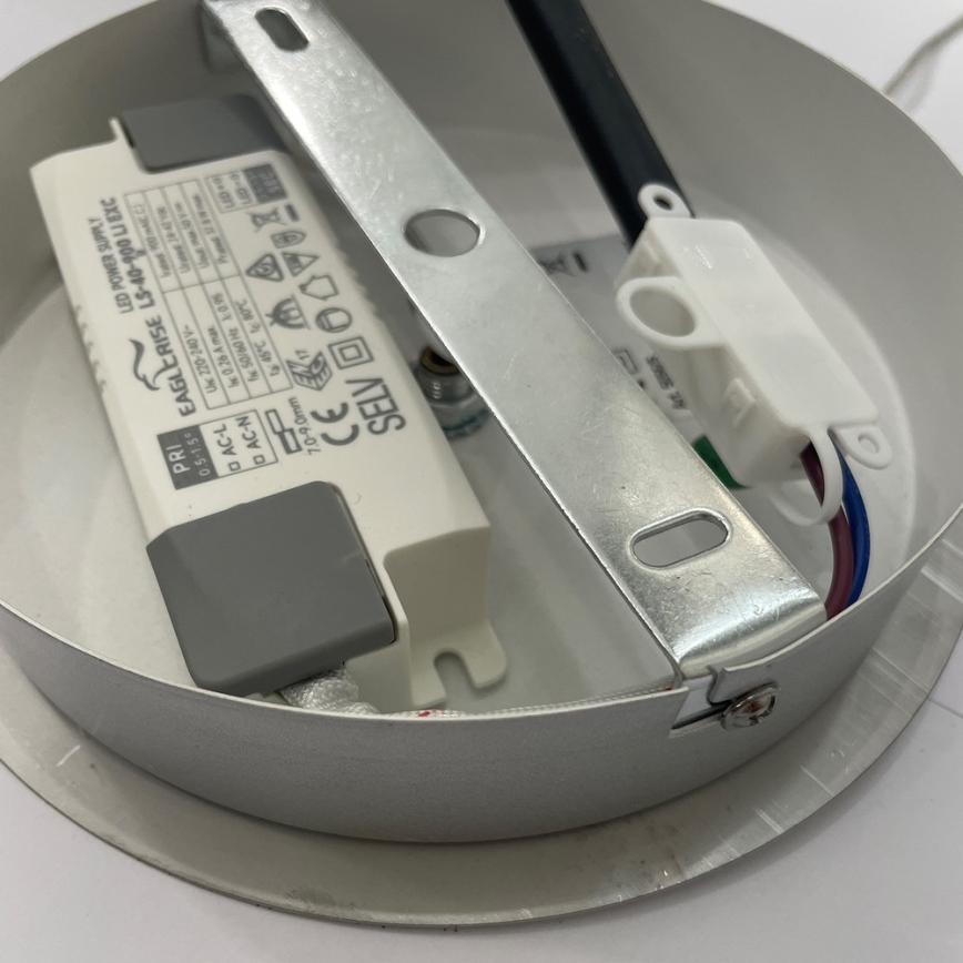 ONLI - LED Lustra ar auklu LOOP LED/40W/230V 4000K spīdīgi hromēts