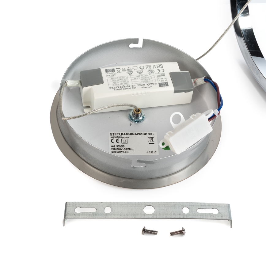 ONLI - LED Lustra ar auklu LOOP LED/40W/230V 4000K spīdīgi hromēts