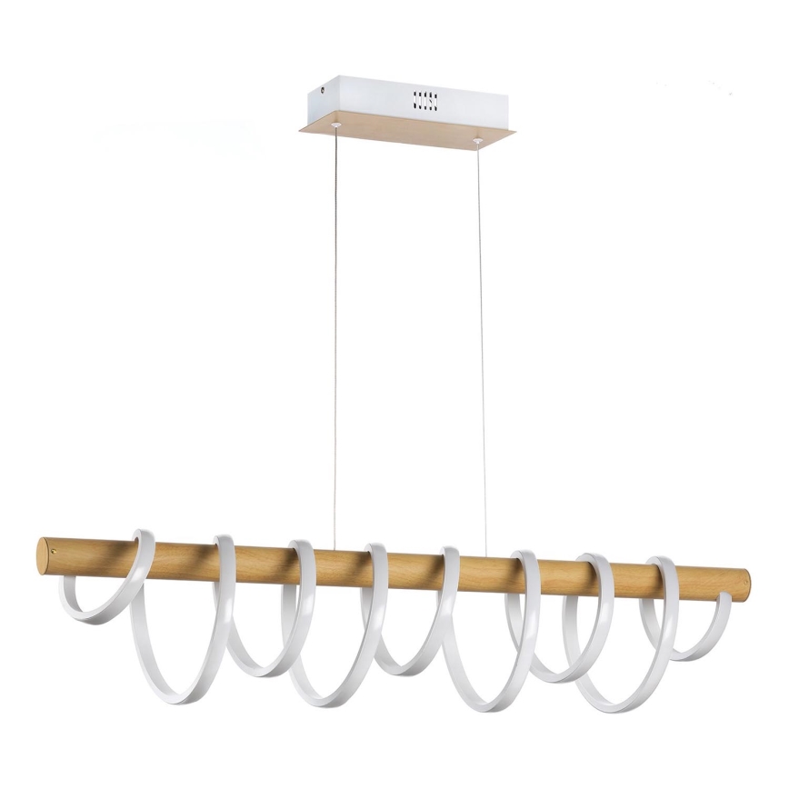 ONLI - LED Lustra ar auklu NILO LED/70W/230V 4000K brūna/balta