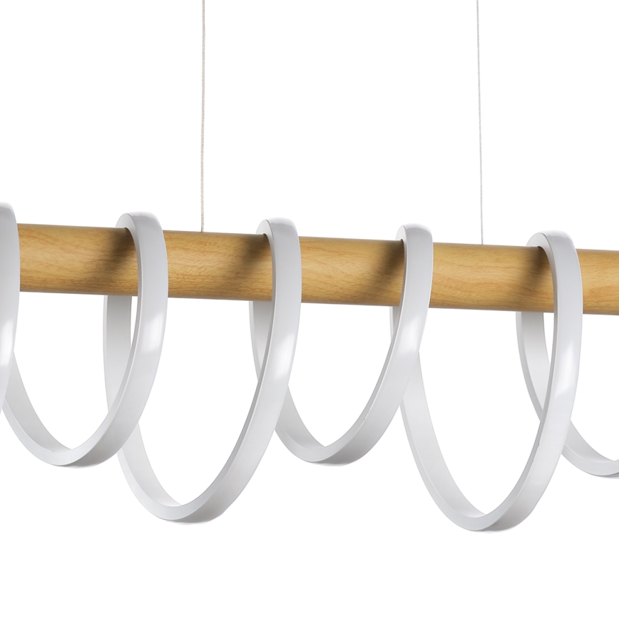 ONLI - LED Lustra ar auklu NILO LED/70W/230V 4000K brūna/balta