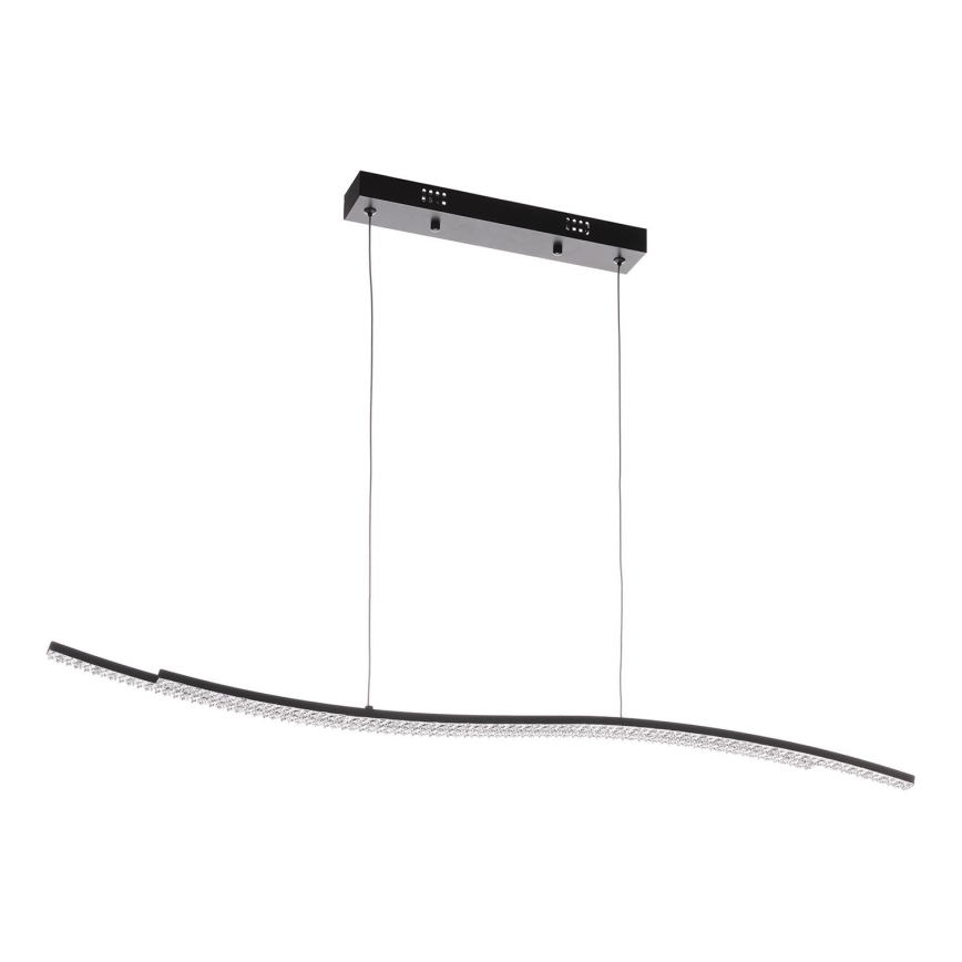 ONLI - LED Lustra ar auklu ONDA LED/30W/230V 4000K melna