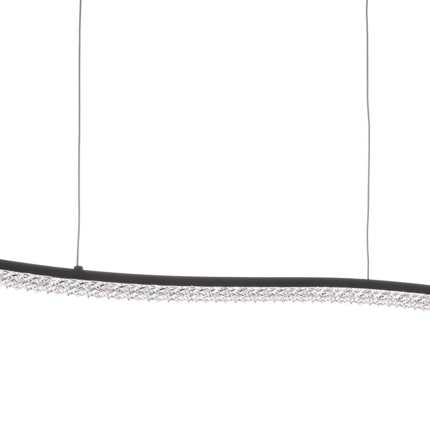ONLI - LED Lustra ar auklu ONDA LED/30W/230V 4000K melna