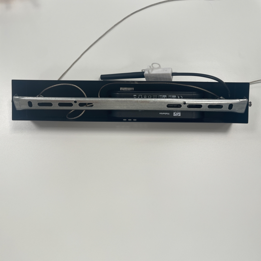 ONLI - LED Lustra ar auklu ONDA LED/30W/230V 4000K melna