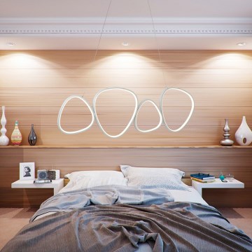 ONLI - LED Lustra ar auklu ROMEO LED/48W/230V 4000K balta