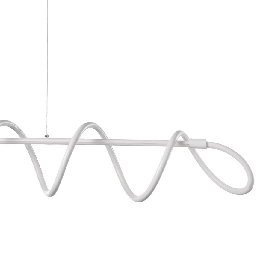 ONLI - LED Lustra ar auklu SPIRALE LED/72W/230V 3000K balta