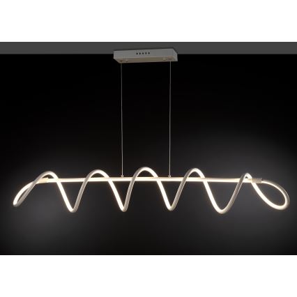 ONLI - LED Lustra ar auklu SPIRALE LED/72W/230V 3000K balta
