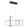 ONLI - LED Lustra ar auklu SQUID LED/60W/230V 4000K melna