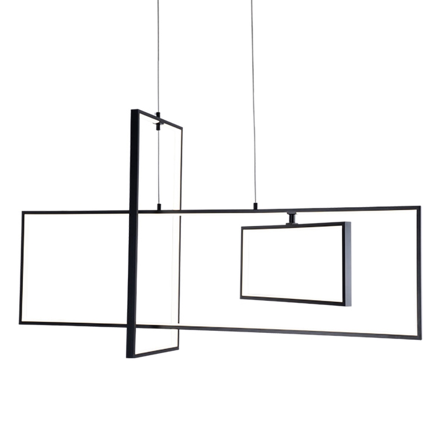 ONLI - LED Lustra ar auklu SQUID LED/60W/230V 4000K melna
