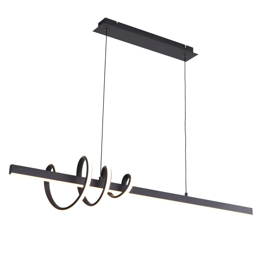 ONLI - LED Lustra ar auklu SWING LED/30W/230V 4000K melna